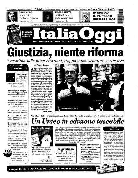 Italia oggi : quotidiano di economia finanza e politica